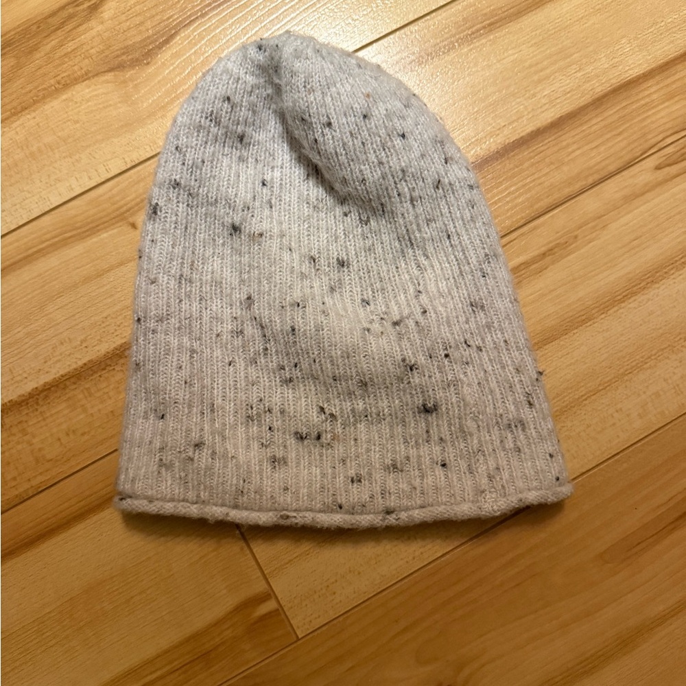 Madewell women’s ' Speckled Knit Beanie - Gray and Black
